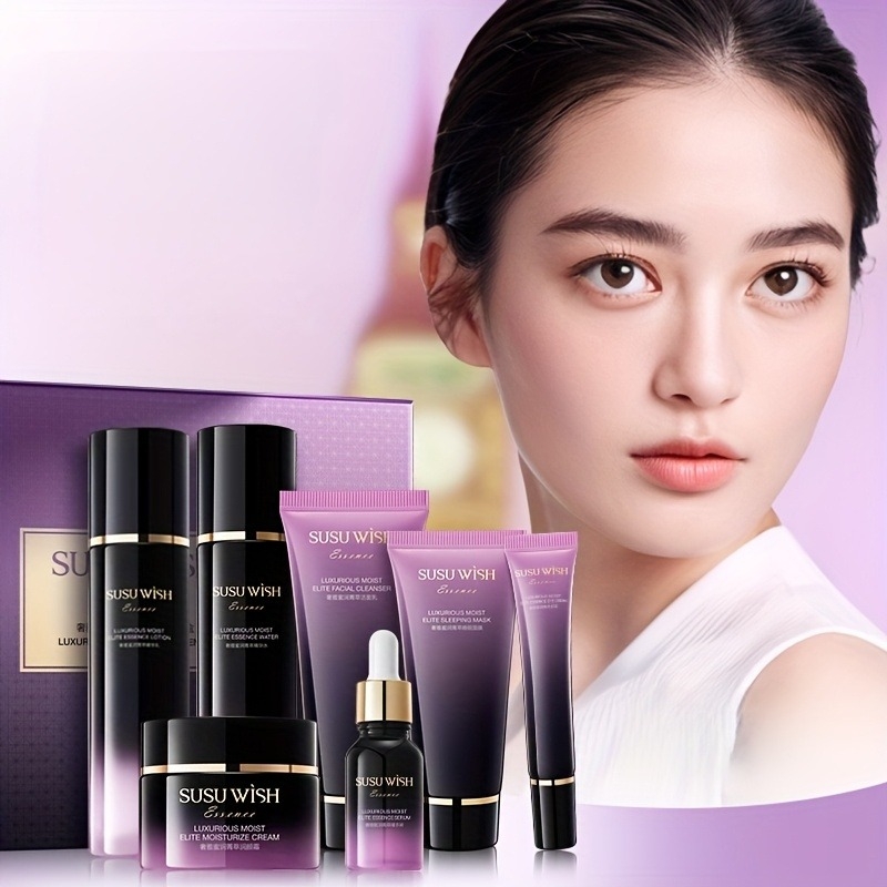 Luxury Skincare Serum - Conjunto Luxuoso e Elegante de Nove