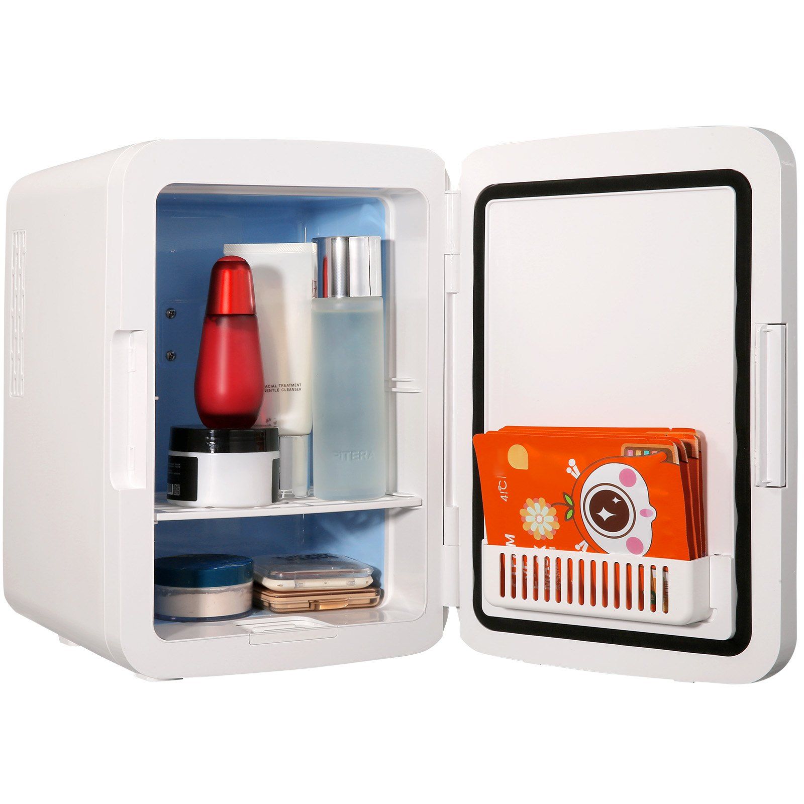 Luxury Skincare Fridge - Mini refrigerador portátil de luxo ac/dc,